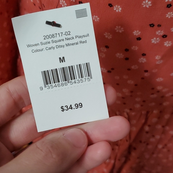 Mineral Red Romper - Picture 4 of 6